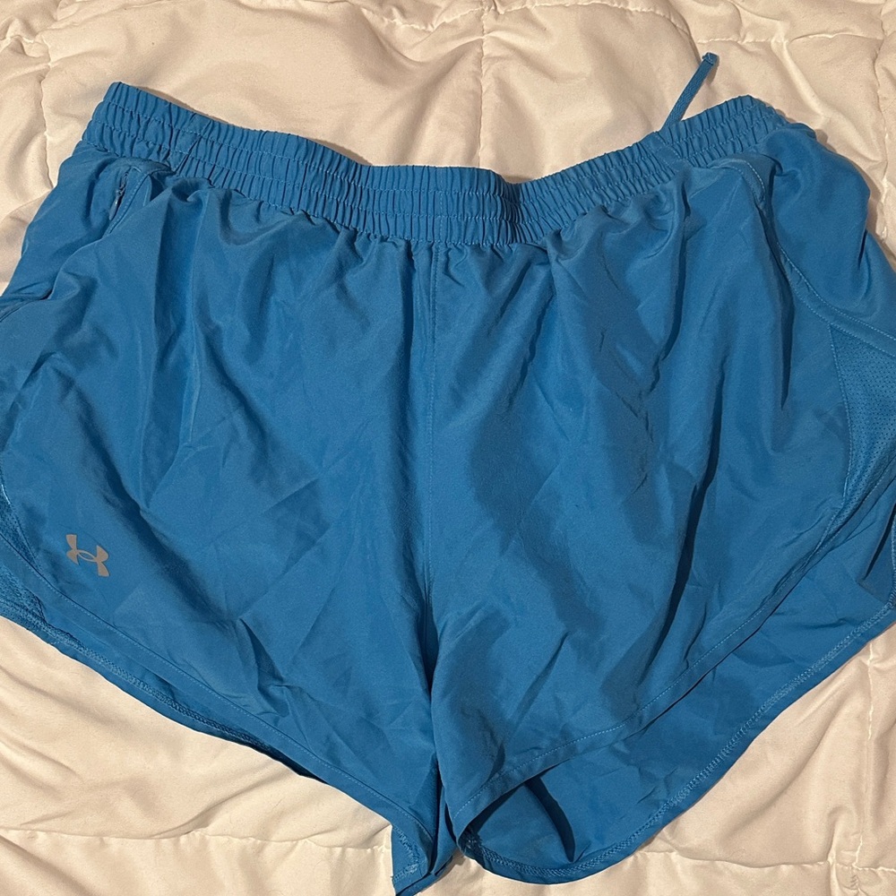 Under Armour Women's Athletic Shorts in Vibrant Blue